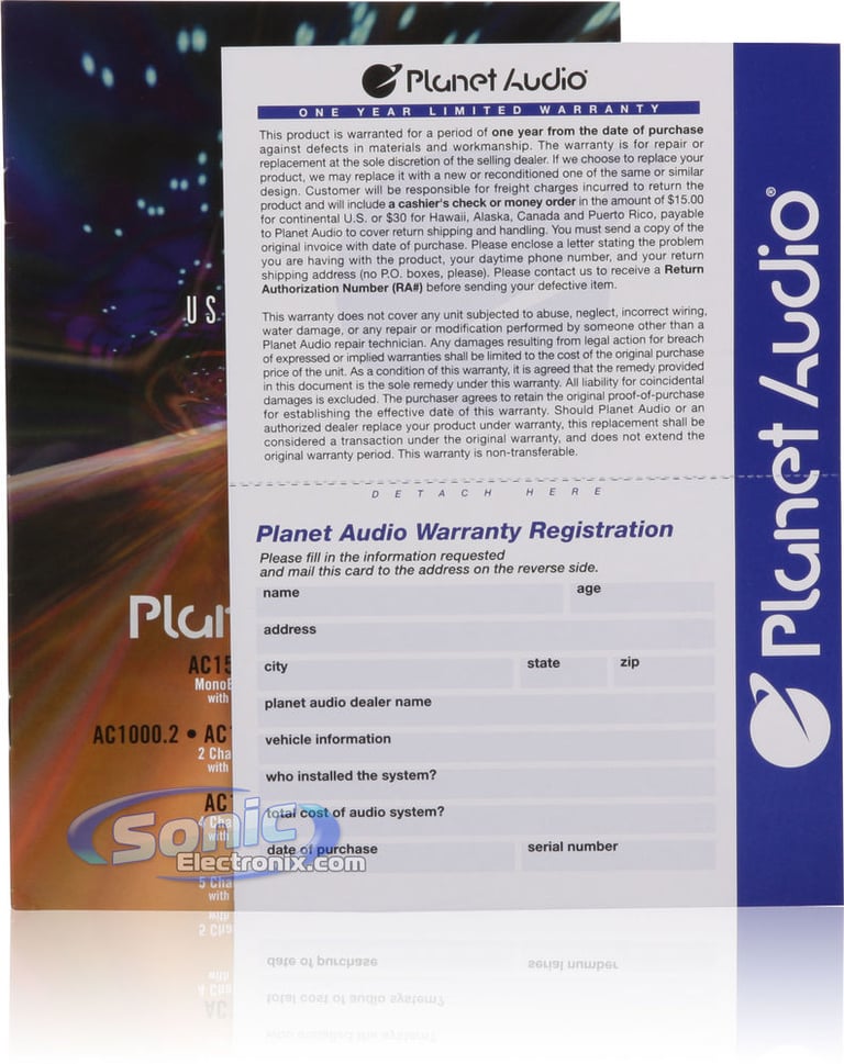Planet Audio AC15001M 1500W Amplifier + 2.0 Capacitor and Premium Amp Kit Image 7