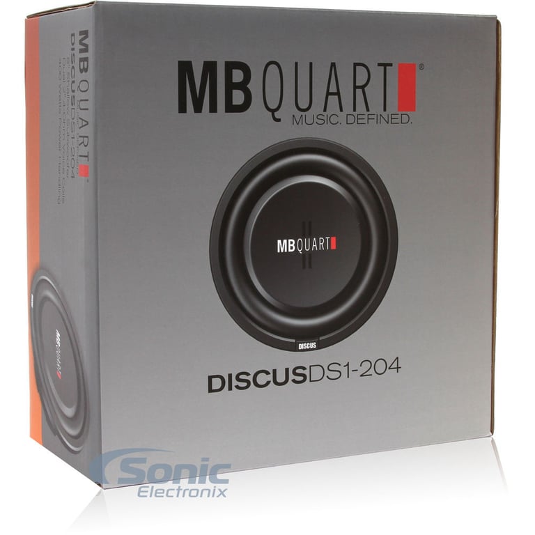 4) MB Quart DS1-204 400 Watt 8 Inch Shallow Slim Subs DVC Car Subwoofers Four Image 10
