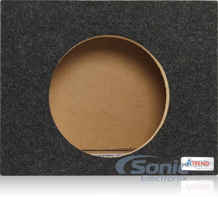 MB Quart 400 Watt 12 Inch Shallow Subwoofer + Q Power Slim Sub Car Box Enclosure Image 9