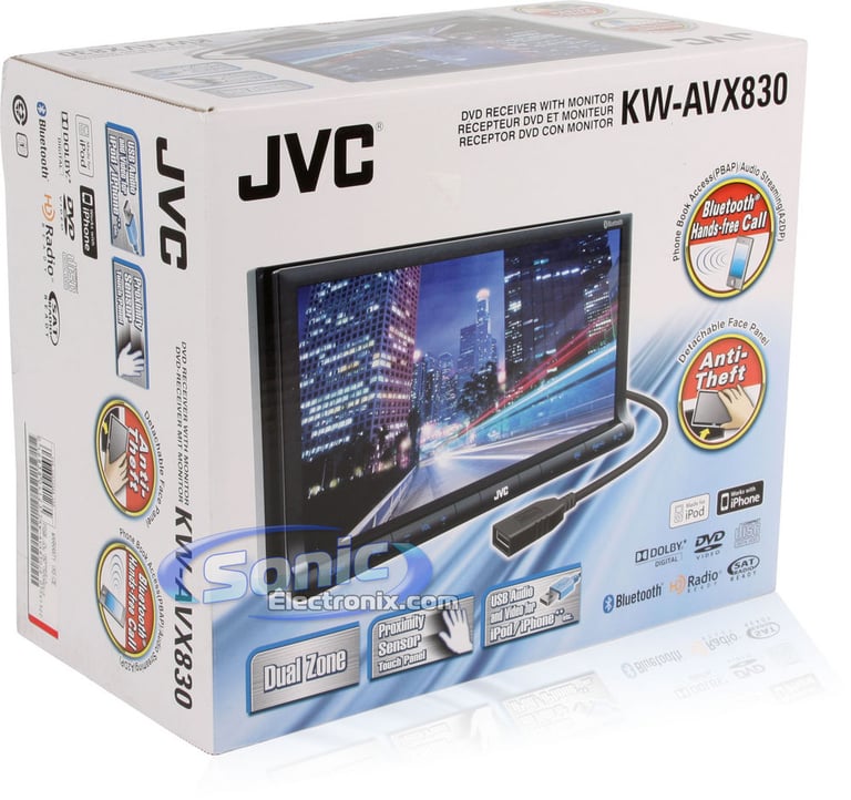 JVC KW-AVX830 Open Box Image 12