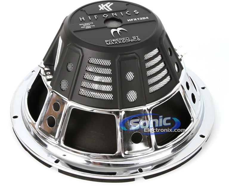 Hifonics HFX12D4 12" 800 Watt Dual 4-Ohm Car Subwoofer+Mono Amplifier+Amp Kit Image 9