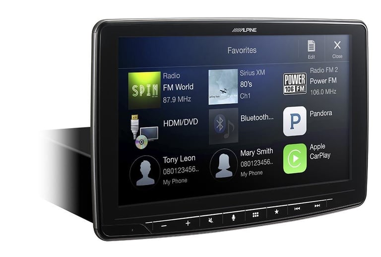 Alpine Halo9 iLX-F309 + Alpine Universal CMOS Rearview Backup Camera PCAM-BULK Image 10