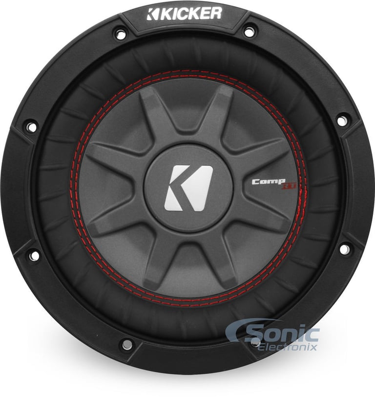 Kicker 8" Dual 1200W CompRT 2 Ohm Shallow Slim Car Subwoofer (Pair) Image 5