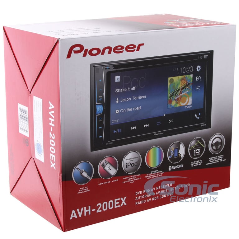 Pioneer AVH-200EX 6.2" Touchscreen Car Stereo + Boss Rear View Backup Camera Image 21
