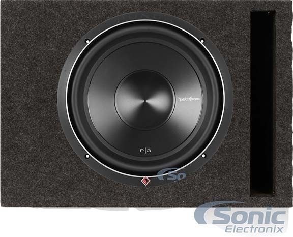 ROCKFORD FOSGATE P3D4-12 12" 1200 Watt 4-Ohm DVC Car Audio Subwoofer + Sub Box Image 1