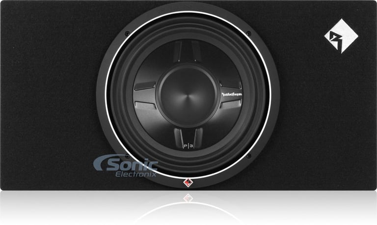 2) Rockford Fosgate P3S-1X12 12" 1600W Shallow Loaded Subwoofers Sub Enclosures Image 3