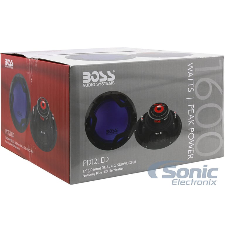 Boss Audio 12 Inch DVC 1600W Subwoofer w/ LED Illumination (2 Pack) | PD12LED Image 10