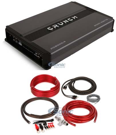 Crunch PD 2000.4 + Belva BAK42 Premium Amp kit Image 1
