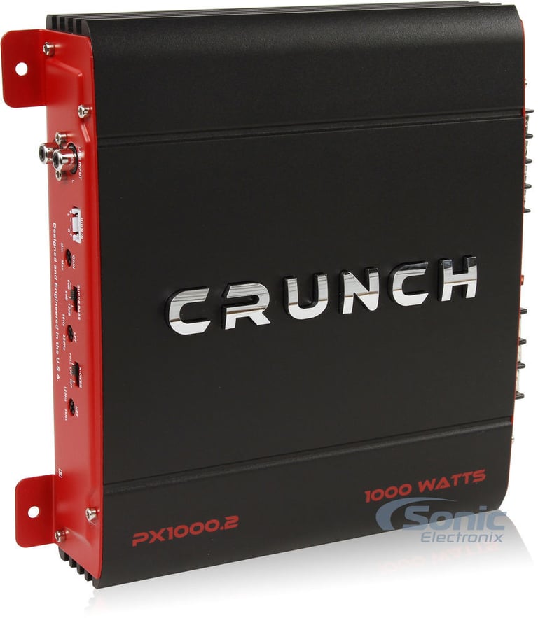 Crunch PX-1000.2 1000 Watt Amp A/B Car Stereo Amplifier + Amp kit Image 11