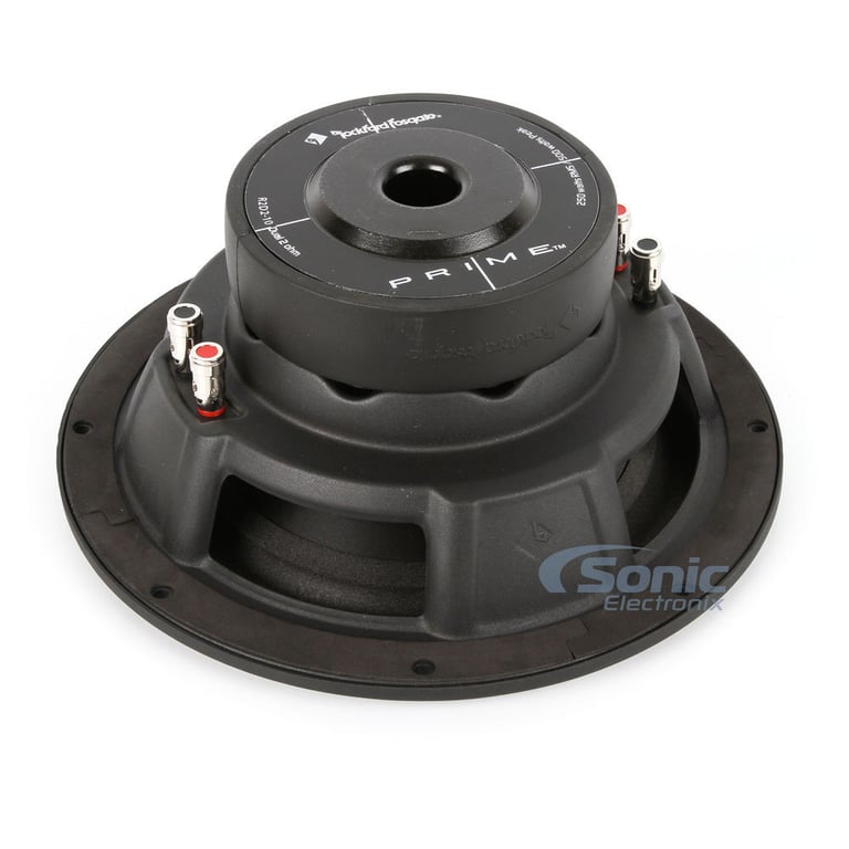 2) ROCKFORD FOSGATE R2D2-10 1000W 10" 2-Ohm Subwoofers + Dual 10" Sub Enclosure Image 5
