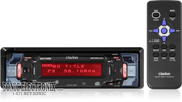 Clarion DXZ775USB Image 1