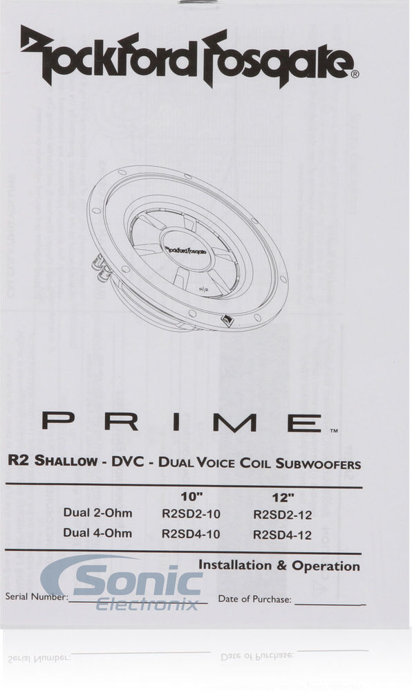2) Rockford Fosgate R2 R2SD4-10 Image 9