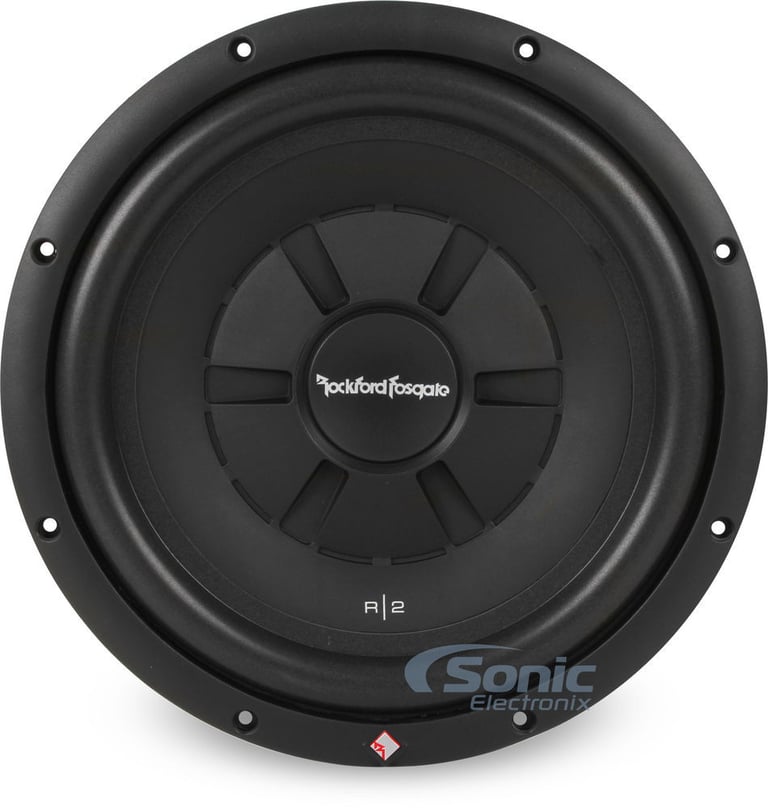 (2) ROCKFORD FOSGATE R2SD4-12 12" 1000W Subwoofers + GMC/Chevy Crew Cab Sub Box Image 3