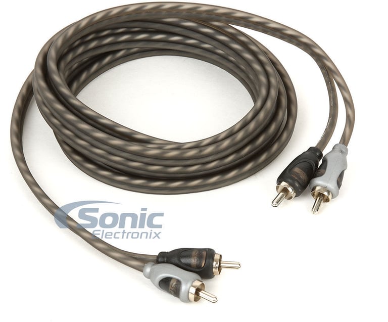 2) Rockford Fosgate RFI-10 10' Feet 2 Channel RCA Car Audio Signal Cables RFI10 Image 2