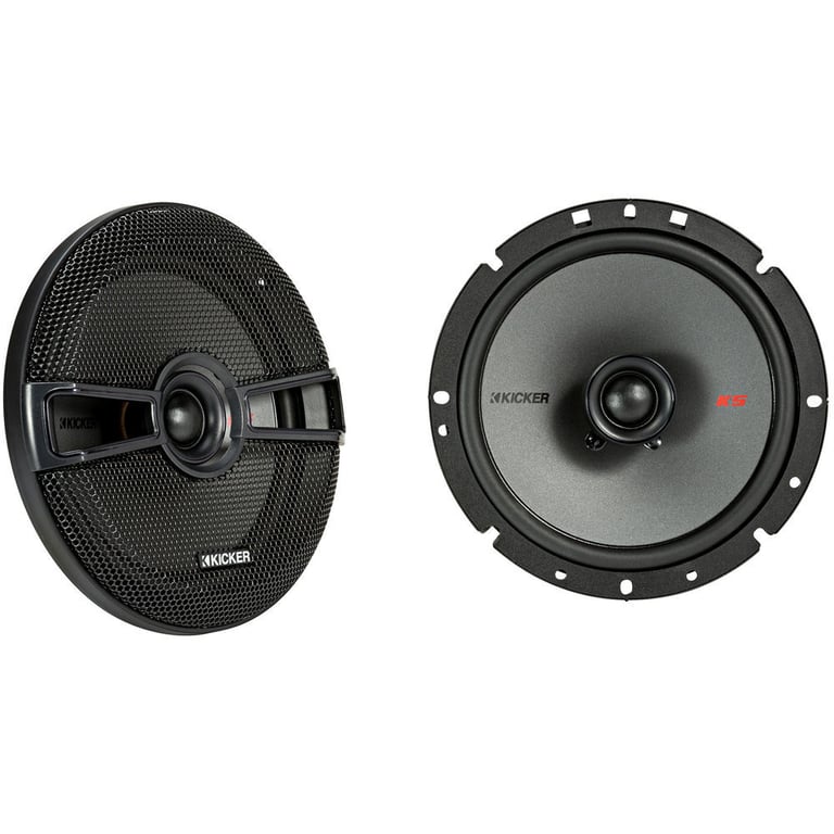 (2) Kicker 44KSC6504 6.5"+(2) 44KSC504 5.25" Car Speakers+4-Ch Amplifier+Amp Kit Image 54