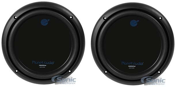 (2) Planet Audio AC10D 10" 3000 Watt Dual 4-OHM Car Subwoofers Image 1