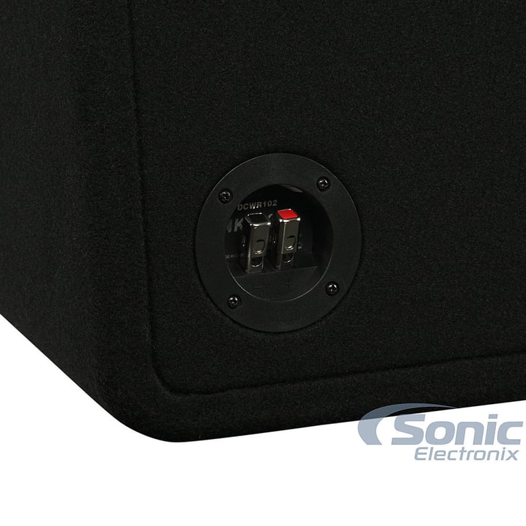 Kicker 43DCWR102 COMPR10 Dual 10" 1600W Subwoofers+Vented Box+Amplifier+Amp Kit Image 15