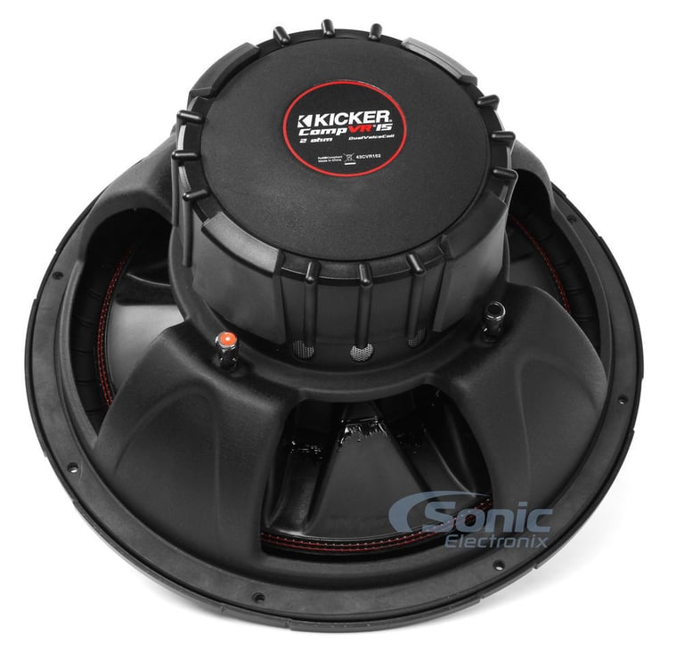 Kicker 43CVR152 COMPVR 15" 1000 Watt Car Subwoofer Sub+Mono Amplifier+Amp Kit Image 23