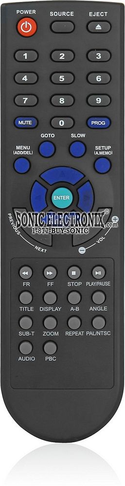 NESA Vision remote for DVD-8000 Image 1