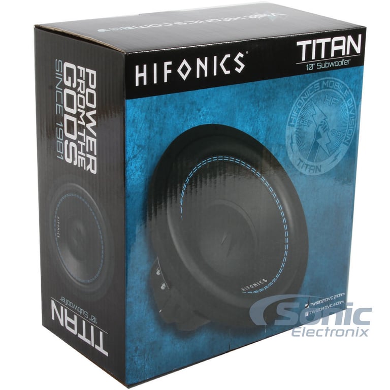 2) Hifonics TW10D2 Titan 800W 10 Inch Dual 2 Ohm High Power Car Audio Subwoofers Image 2