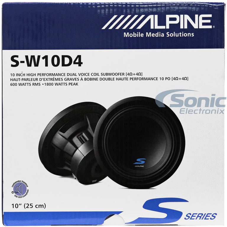 Alpine S-W10D4 Image 5