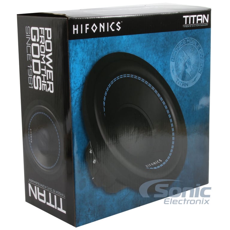 Hifonics TW15D4 4-Ohm Car Subwoofer (2 Pack) Image 12