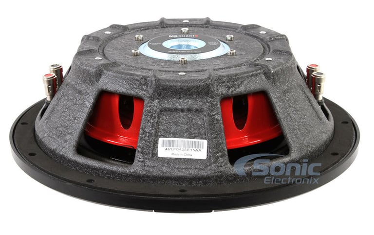 MB Quart 400 Watt 12 Inch Shallow Subwoofer + Q Power Slim Sub Car Box Enclosure Image 28