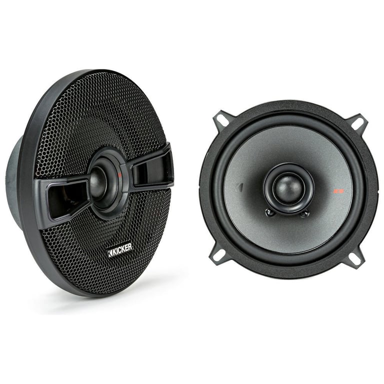 (2) Kicker 44KSC6504 6.5"+(2) 44KSC504 5.25" Car Speakers+4-Ch Amplifier+Amp Kit Image 39
