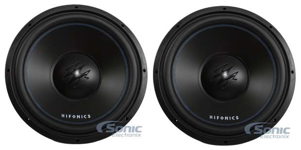 Hifonics TW15D4 4-Ohm Car Subwoofer (2 Pack) Image 1