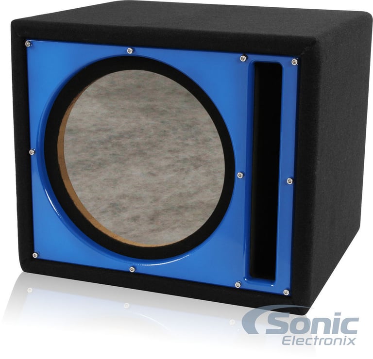 Kicker C104 10" 4-Ohm Car Audio Subwoofer Sub + Single Vented Sub Box Enclosure Image 5