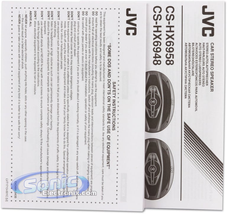 JVC CS-HX6948 Image 10