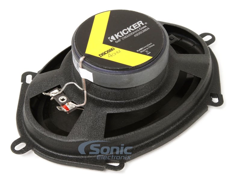 Kicker 6x8" Front+Rear Factory Speaker Replacement Kit For 2004-2006 Ford F-150 Image 12
