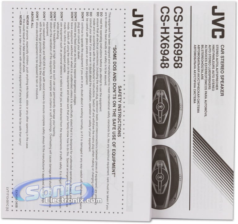 JVC CS-HX6948 Image 9
