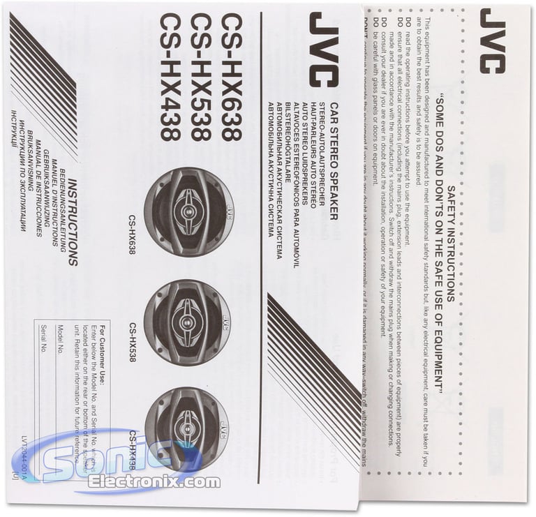 JVC CS-HX538 Image 10