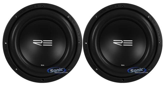 (2) RE Audio SXX10D4 V2 SXXV2 10" 2400 Watt RMS Dual 4-Ohm Car Subs Subwoofers﻿ Image 1