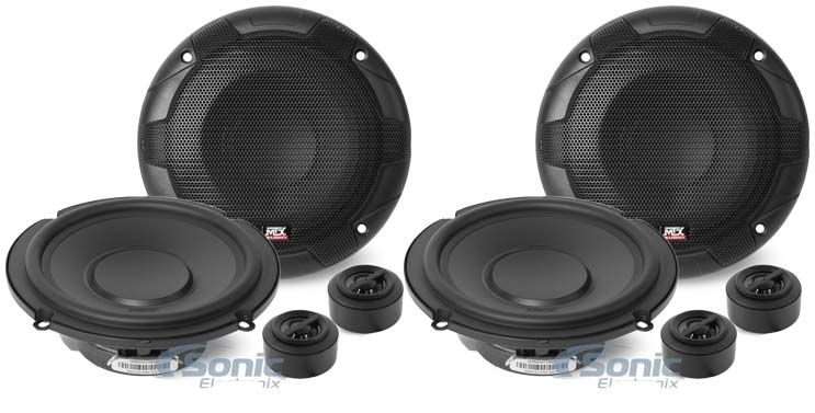(2) Pairs MTX TERMINATOR65 6.5" 180 Watt Car Audio Component Speakers Image 1