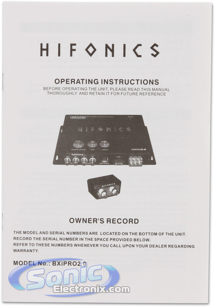 Hifonics BXiPRO2.0 OPEN BOX COMPLETE Image 6