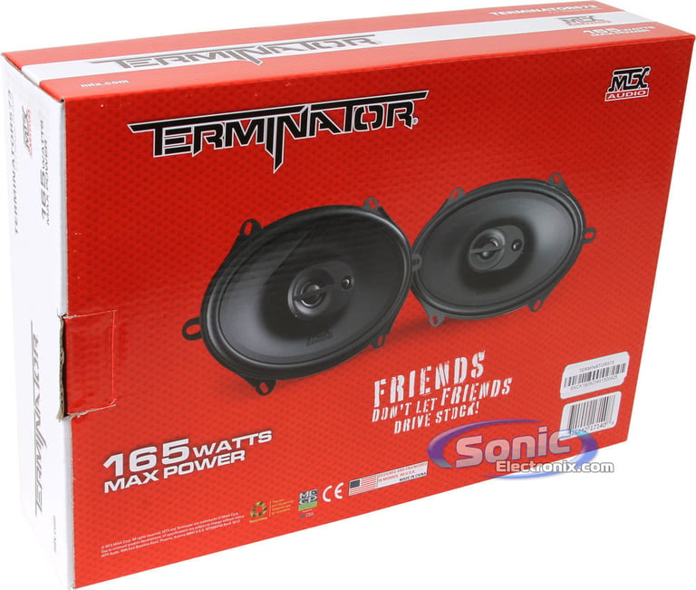 MTX Front Factory Speaker Replacement w/Harness For 2007 Ford Mustang Image 10