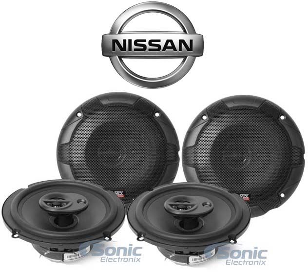 MTX 6.5" Front+Rear Factory Speaker Replacement For 2000-2003 Nissan Maxima Image 1