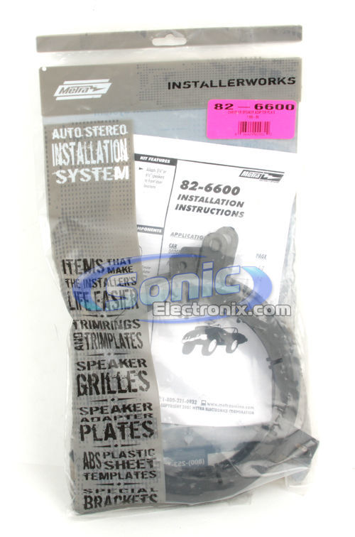 MTX 6.5" Front Factory Speaker Replacement Kit For 1999-2004 Chrysler 300M Image 5