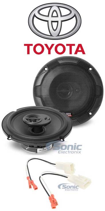 MTX 6.5" Front Factory Speaker Replacement Kit For 2003-2008 Toyota Corolla Image 1