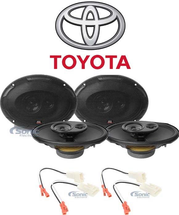 6x9" MTX Front+Rear Factory Speaker Replacement Kit For 2002-2006 Toyota Camry Image 1