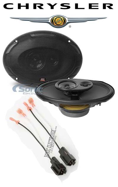 6x9" MTX Rear Factory Speaker Replacement Kit For 1996-2006 Chrysler Sebring Image 1