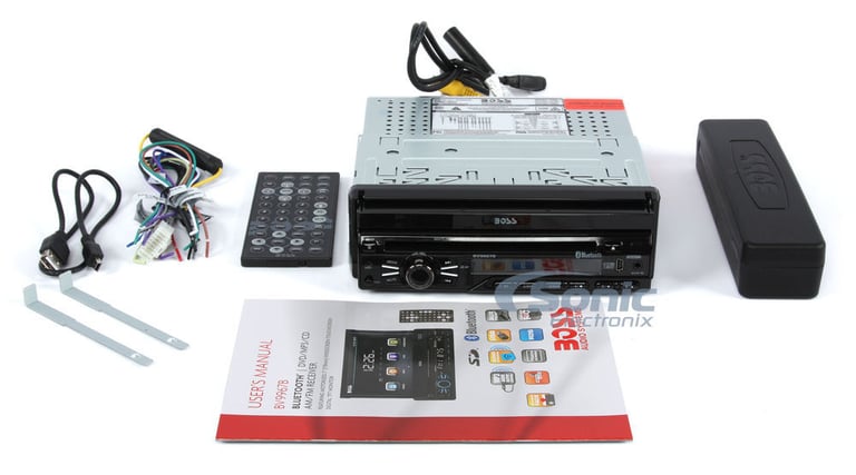 Boss BV9967B 7&rdquo; In-Dash Car DVD CD Receiver with Bluetooth+License Plate Camera Image 7