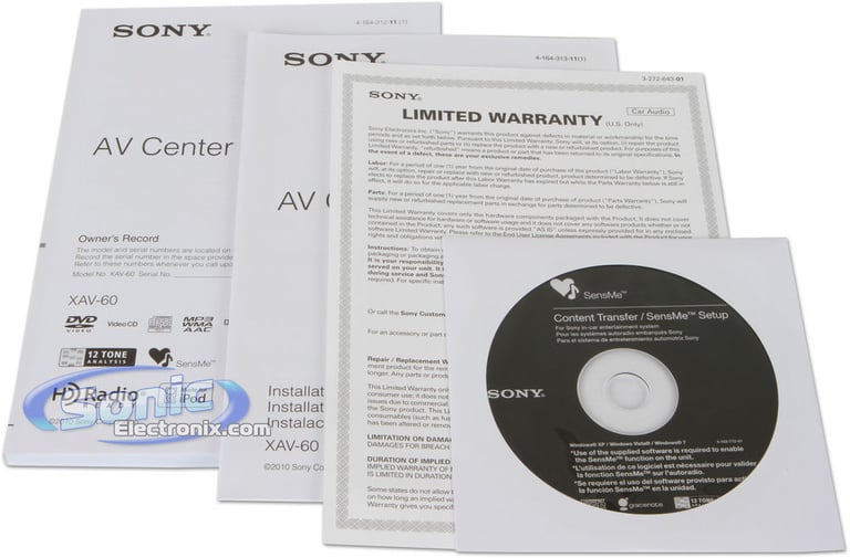 Sony XAV-60 Image 9