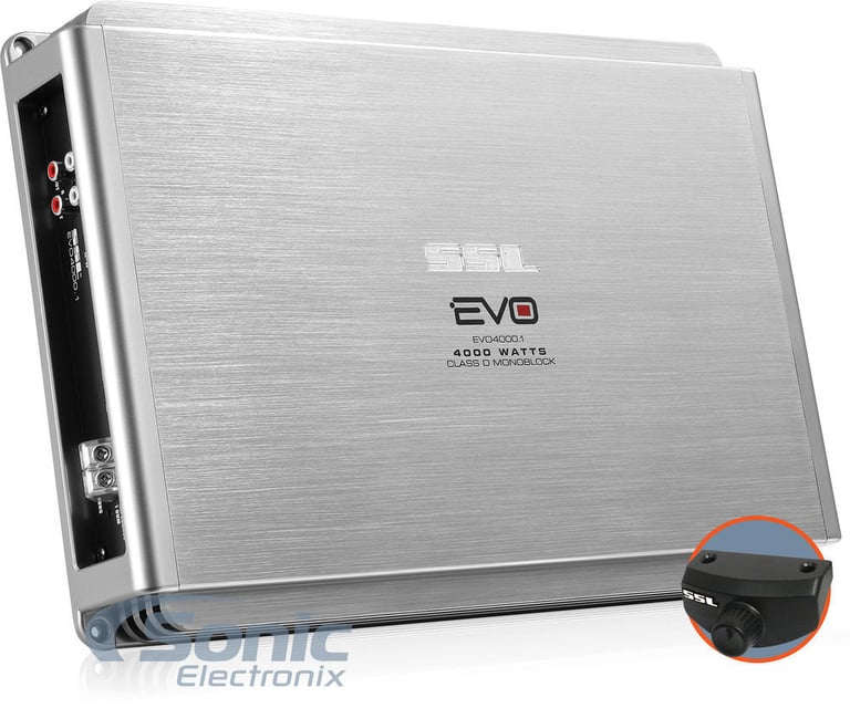 Sound Storm Labs (SSL) EVO4000.1 4000W Class D Amplifier + Amp Kit + Remote Image 23