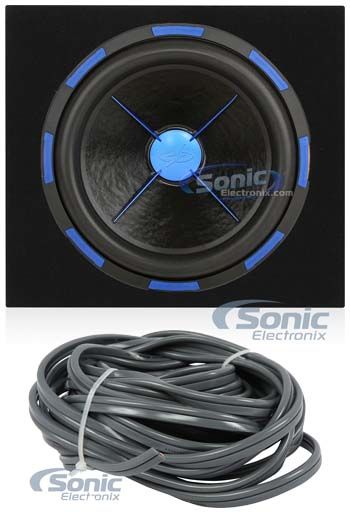 Power Acoustik Mofo-152X 15" 3000 Watt Car Subwoofer + Sealed Sub Enclosure Box Image 1