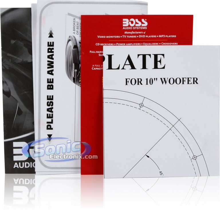 BOSS Audio P106DVC Car Subwoofer + Vented Enclosure Image 4