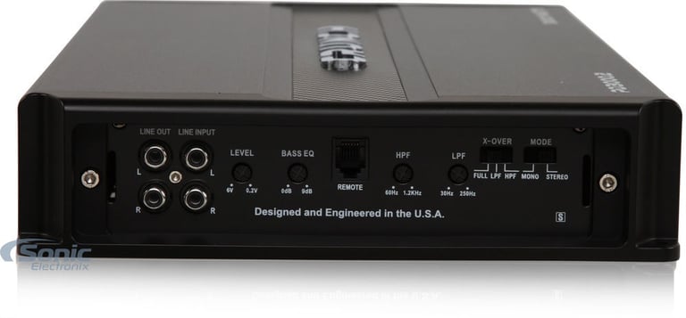 Crunch PD3000.2 3000w 2-Channel Pro Power Car Audio Amplifier Class AB+Amp Kit Image 10