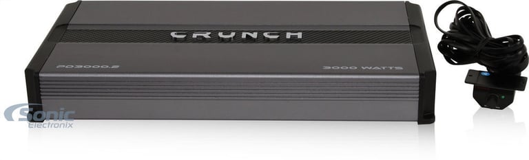 Crunch PD3000.2 3000w 2-Channel Pro Power Car Audio Amplifier Class AB+Amp Kit Image 12